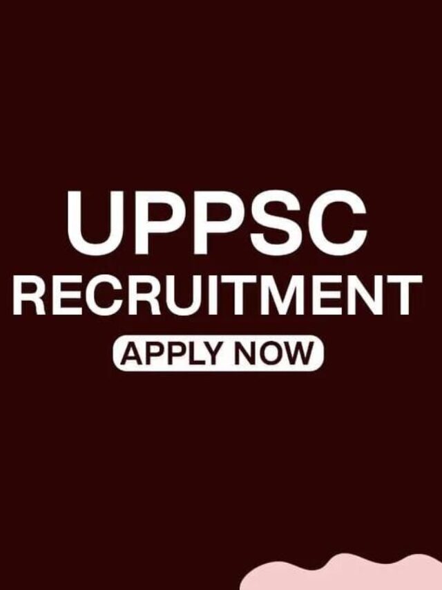 UPPSC Reader and Principal Recruitment 2023