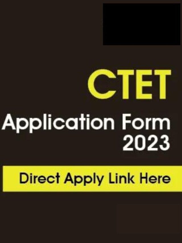 CTET July 2023 Online Form