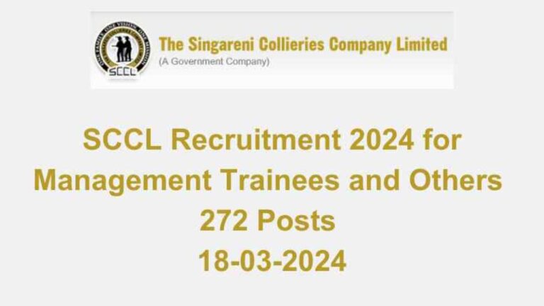 SCCL Recruitment 2024