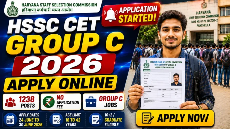 Haryana HSSC CET Group C Phase II 2026